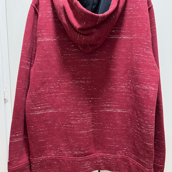 Hollister Men's Maroon Hoodie - Picture 4 of 4